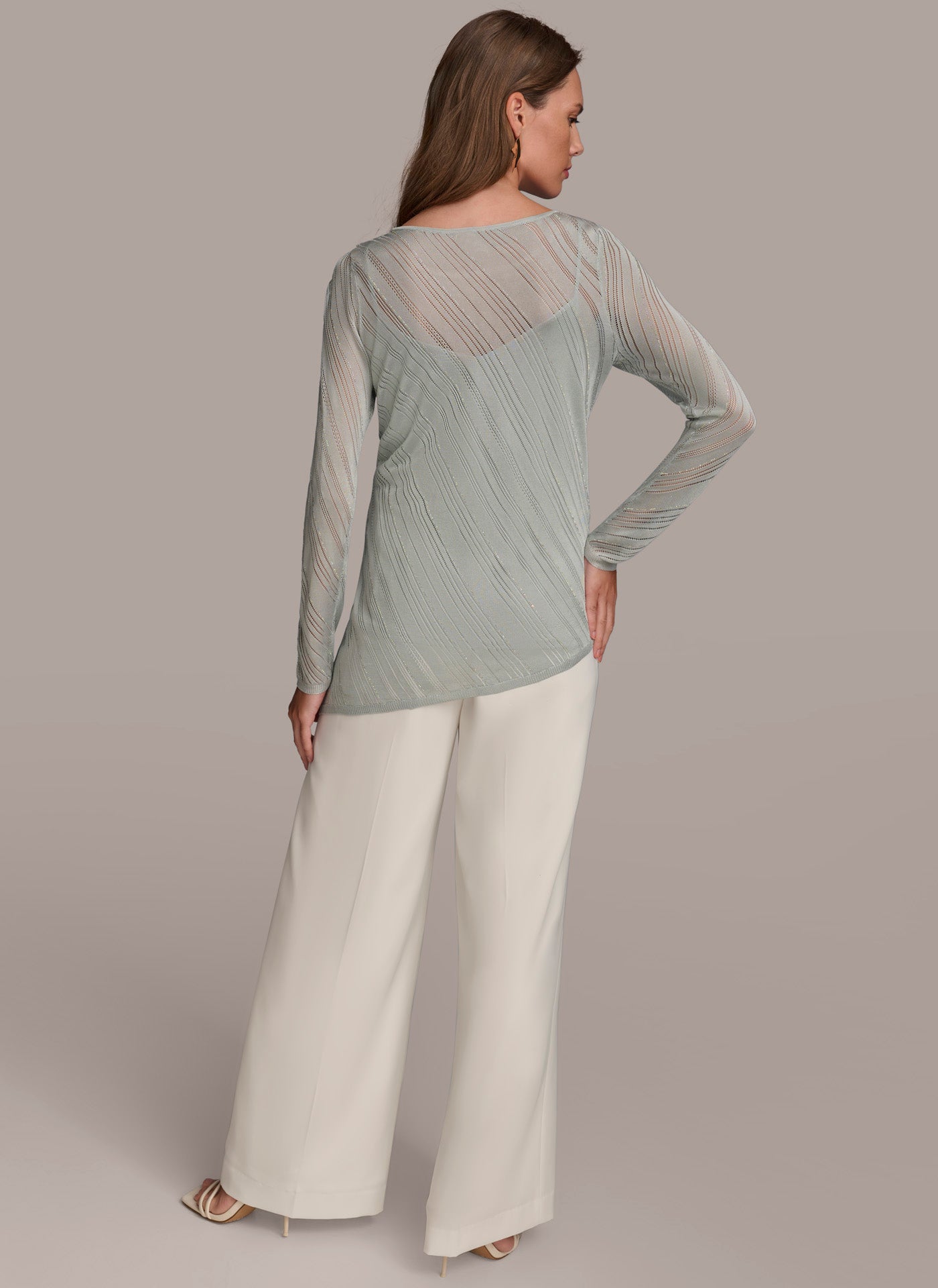 (image for) INGENIOUS ASYMMETRICAL HEM DIAGONAL SHIMMER